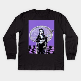 Morticia Addams The Addams Family Kids Long Sleeve T-Shirt